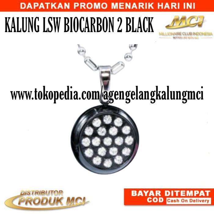 Kalung Lsw2 Blck Mci / Kalung Kesehatan Wanita /Kalung Biocarbon Lsw 2 Mci / Kalung Pendant Mci / Ka