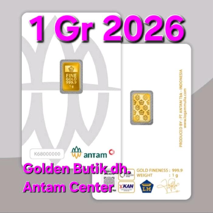 Logam Mulia ANTAM 1 Gram, Asli, Bersertifikat