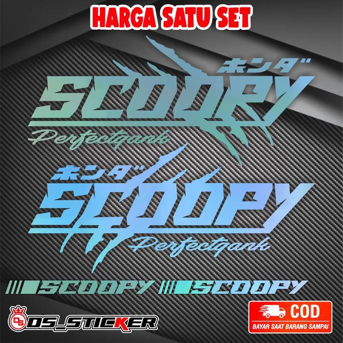 STIKER CUTTING SCOOPY STIKER CAKAR MONSTER [NTS]