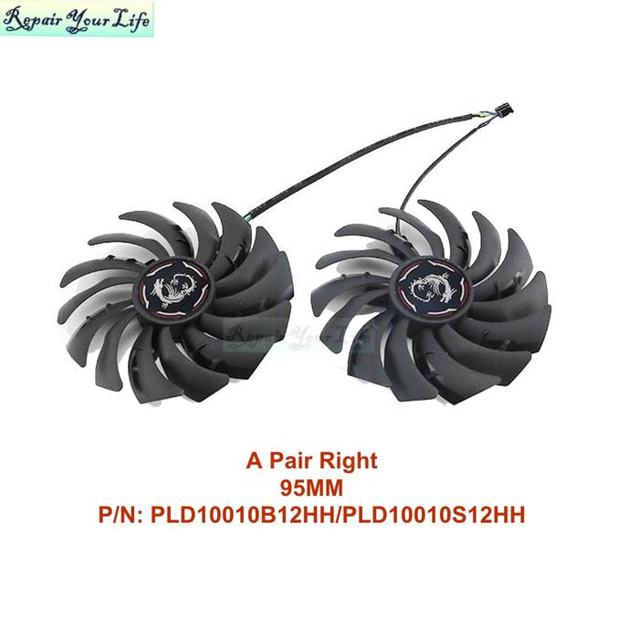VGA GPU Graphics Video Card Fans Cooler for MSI RTX2080 TI GAMING X