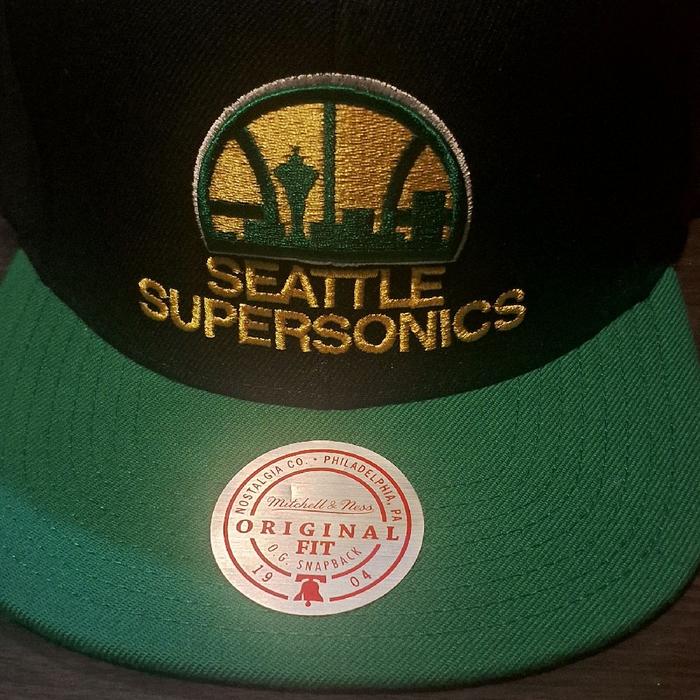 Mitchell & Ness Topi Seattle Supersonics Original Fit Brand New