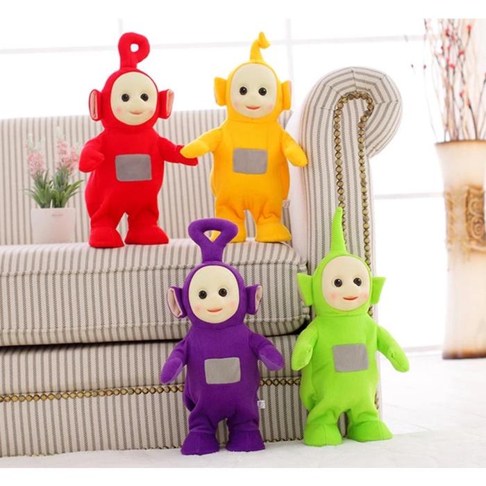 Boneka Teletubbies Lucu Murah Warna Ungu-Hijau-Kuning-Merah