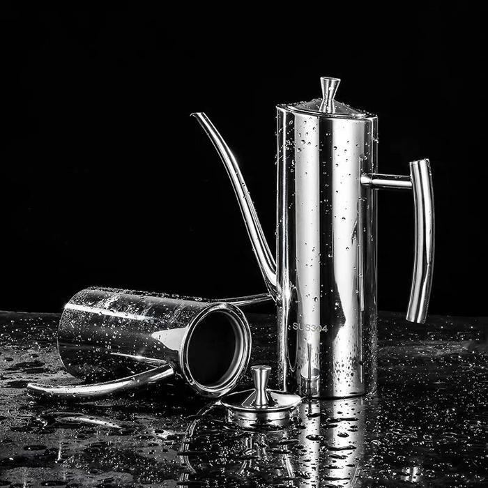Dust-proof Steel Oil 304 Stainless  Pot  and Leak-proof Oil Pot Oil