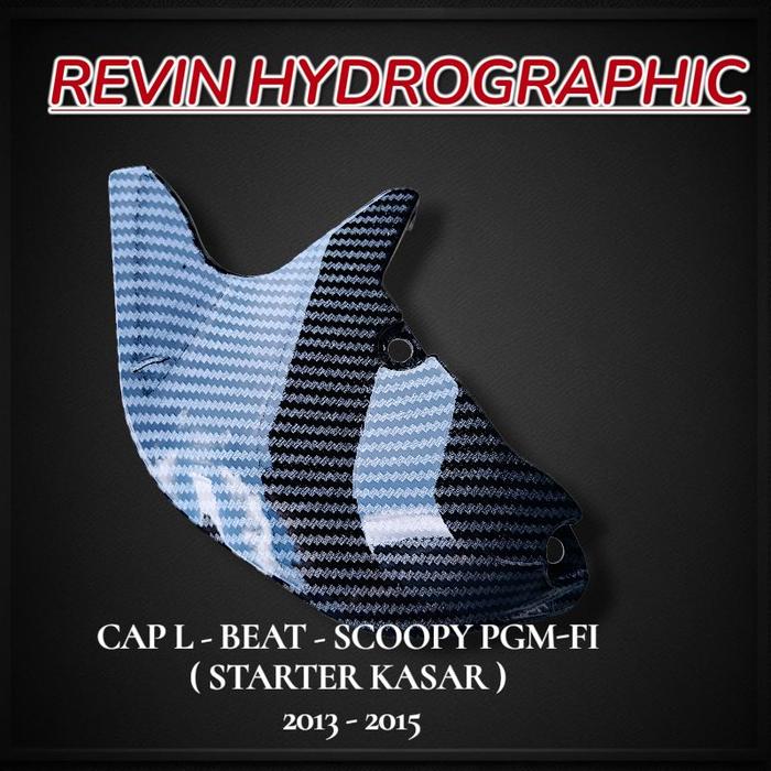 CAP L KEONGAN CVT BEAT - SCOOPY - VARIO PGM-FI CARBON WTP SMOKE