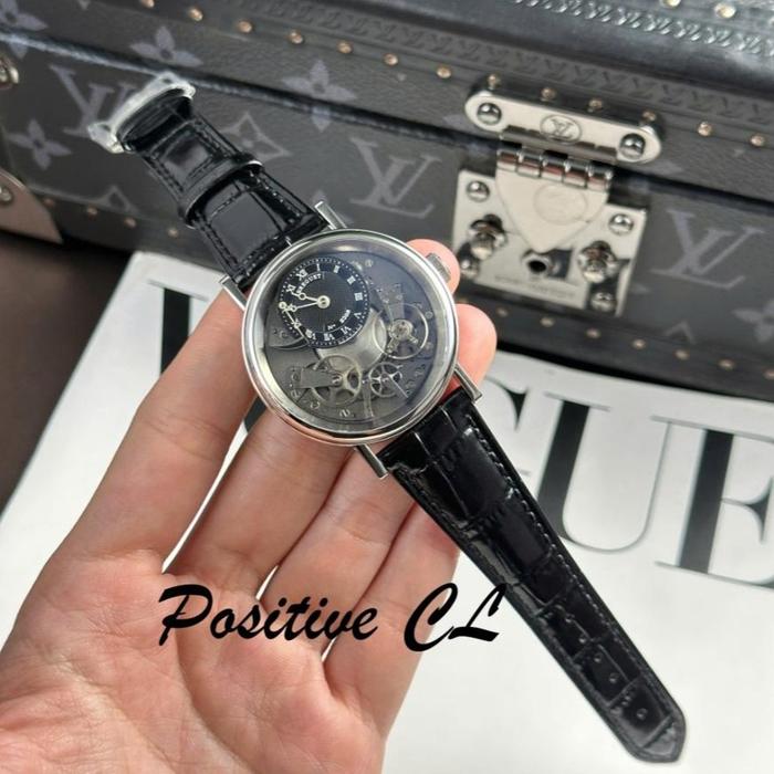 BreguetWatchTradition 7057 Leather Strap Black ZF Factory 40mm