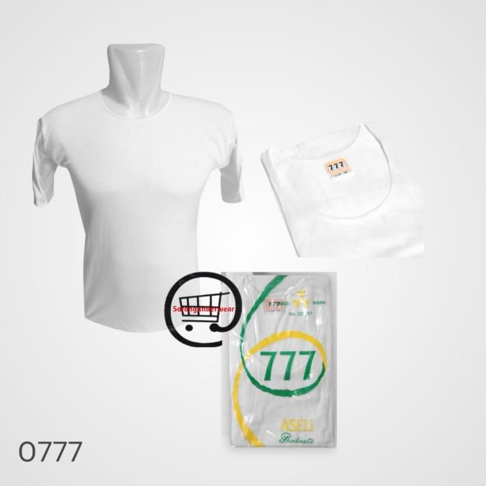 kaos oblong pria 777 polos O 777 size 50-52-54 kaos oblong jumbo