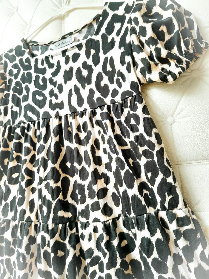 RUGERS BY KAYAMANI - DRESS ANAK PEREMPUAN - PAKAIAN ANAK DRESS LEOPARD