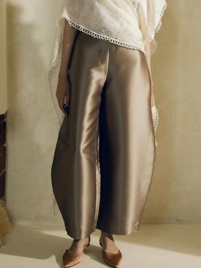 MYVB - CIRO Balloon-Leg Trousers - Dark Olive - S