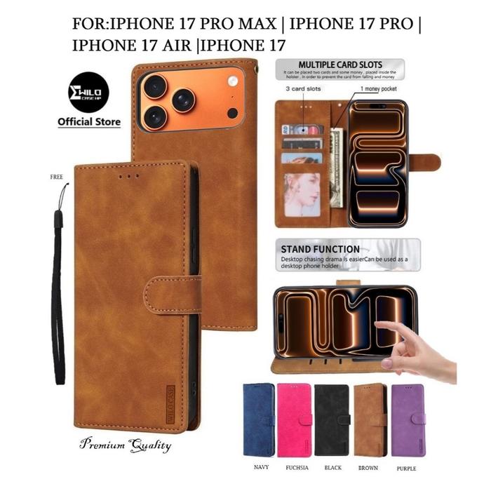 Premium Quality Wilo Case Iphone 17 Pro Max | Iphone 17 Pro | Iphone 17 Air | Iphone 17 Flip Case Wa