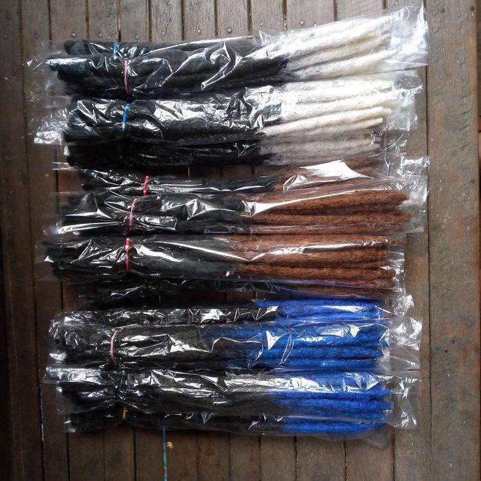 Rambut Gimbal Sintetis Panjang 35cm