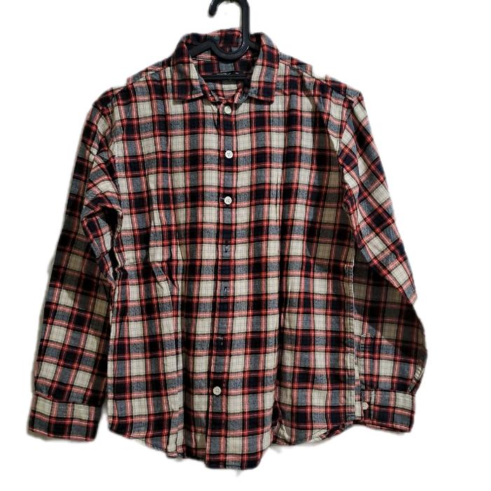 Kemeja flanel proa wanita brand TOPTEN Motif Kotak