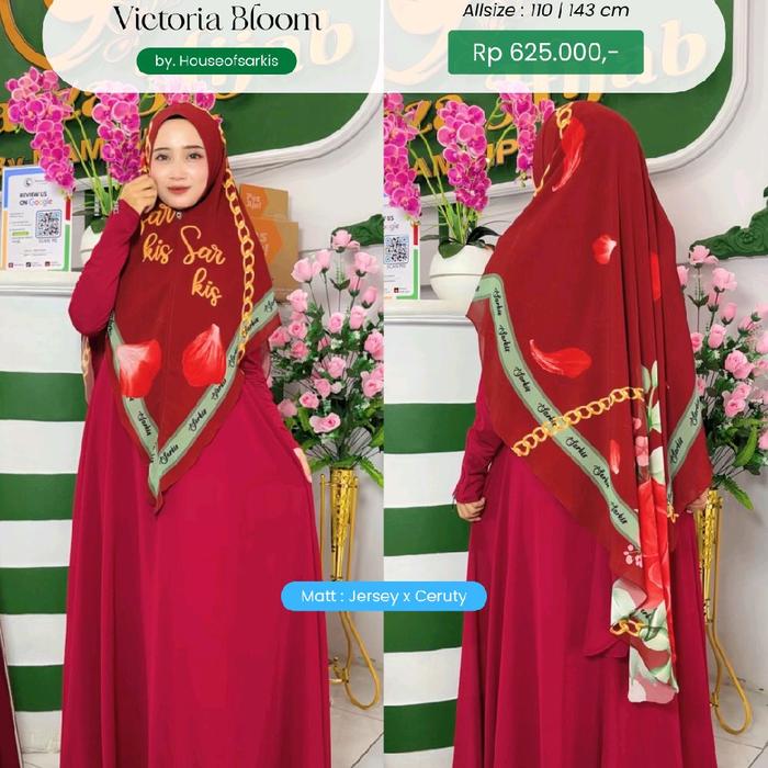VICTORIA BLOOM SET SYARI BY SARKIS HIJAB