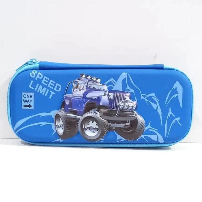 Tempat Pensil Anak motif Mobil Jip Kotak Pensil 3D Jip Kotak Pensil Cowo Jip Besar Kado Anak Cowo Ka