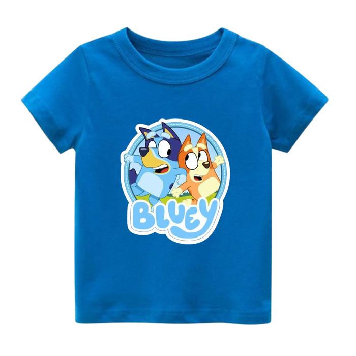 Kaos Bluey Bingo Anak Laki Laki dan Perempuan - Atasan Bluey and Bingo Anak - Baju Bluey Anak