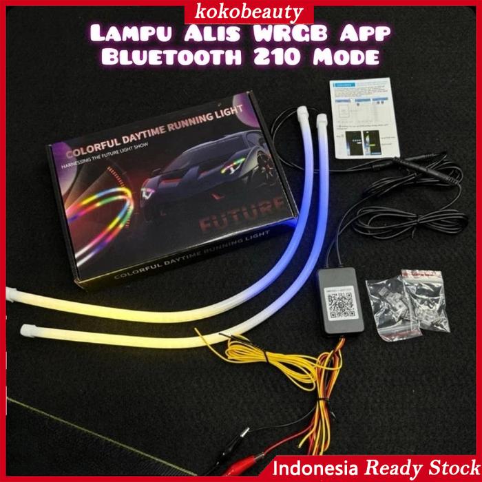 【Pengiriman Jakarta】ORIGINAL DRL RGB MATRIX 45CM UNIVERSAL ALIS 60 CM RGB KUALITAS PREMIUM/Lampu Ali