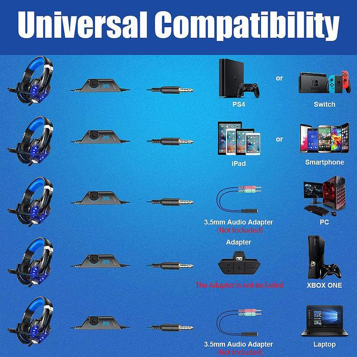 KOTION EACH G9000 headset Esports game headset with microphone laptop