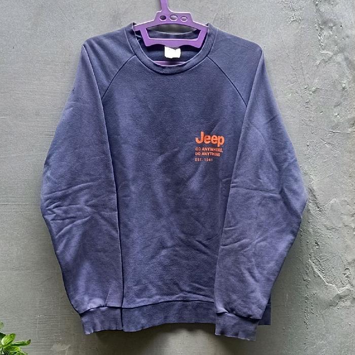 Crewneck Sweater JEEP Original | Full Tag | Ada sedikit minus | Bekas Preloved Second Thrift