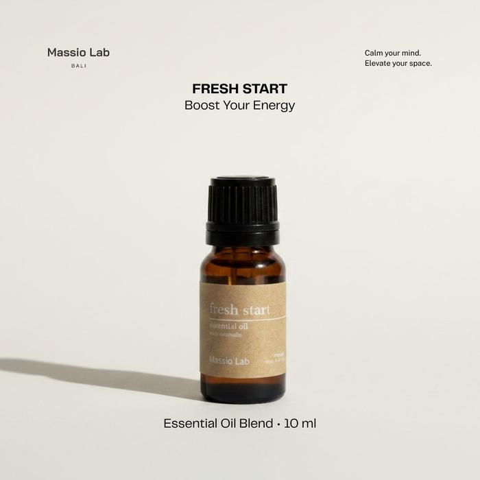 Massio Lab Essensial Oil Mood Booster and Energy - Fresh Start 10 ml | Citrus Aromatherapy