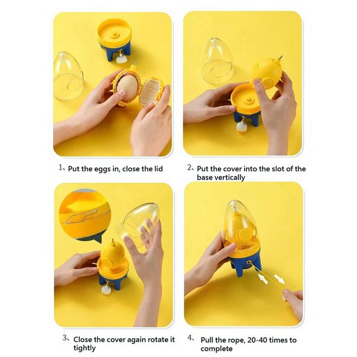 Egg White And Yolk Mixer Egg Scrambler Manual Egg Yolk Albumen