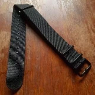 Tali Jam Nato Strap All Black Nylon 18mm/20mm