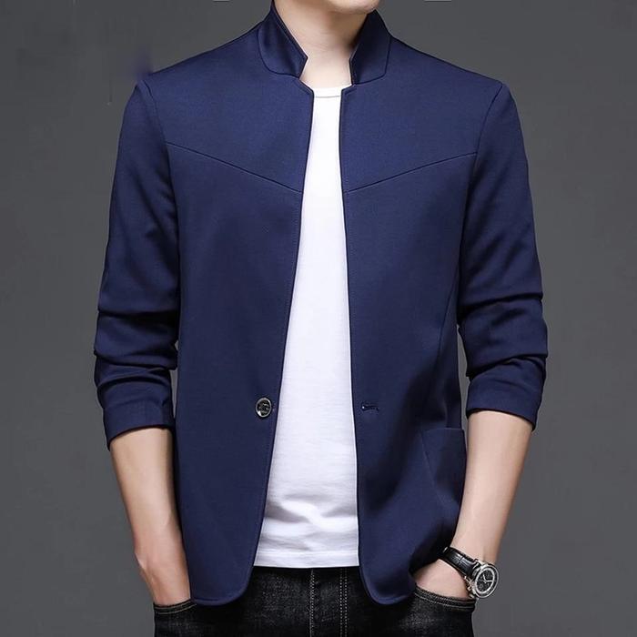 jaket bomber jasket semi jas blazer korean stylee distro pria terbaru keren / jaket formal almamater