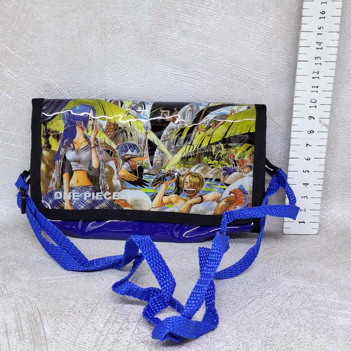 One Piece Nefertari Vivi Sanji Luffy Straw Hat Pirates PVC Pouch Dompet Wallet Tas Collaboration Wee