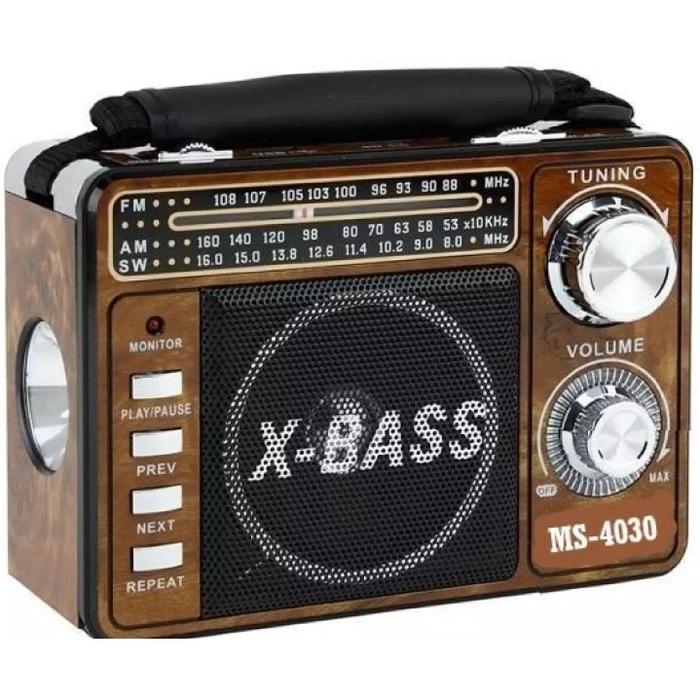 Radio Bluetooth Portable Mitsuyama X-Bass MS 4020 BT Classic PROMO