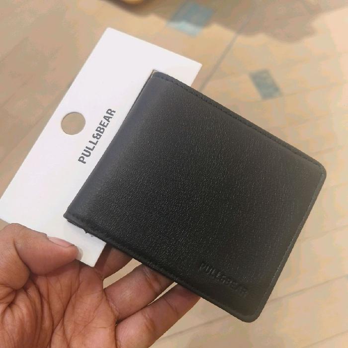 Dompet Pull and Bear Dompet Pria Polos Original Hitam