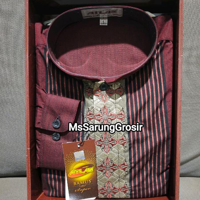 BAMUS BAJU KOKO ATLAS SUPER  BEHAESTEX Motif Muslim