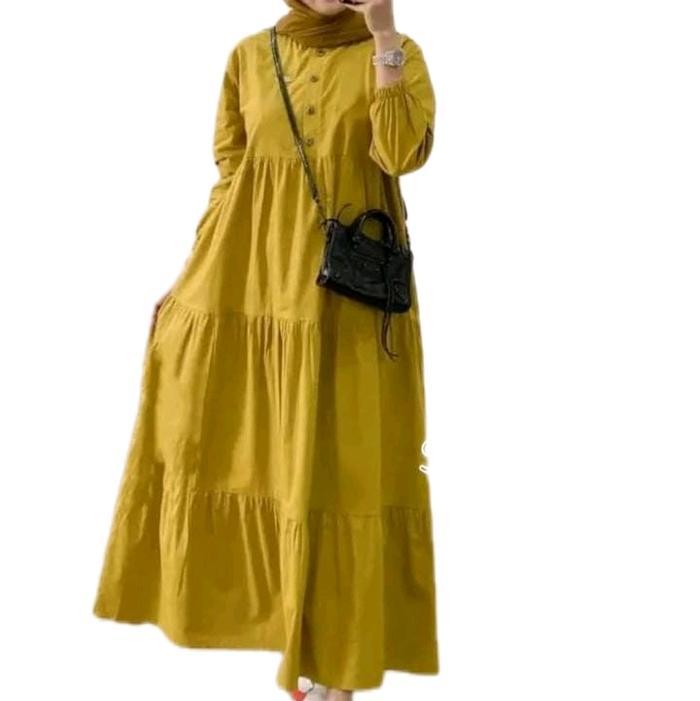 PROMO!! paket gamis wanita dewasa 100.000 dapat 3 pcs gamis dengan bahan yang bagus dan model cantik