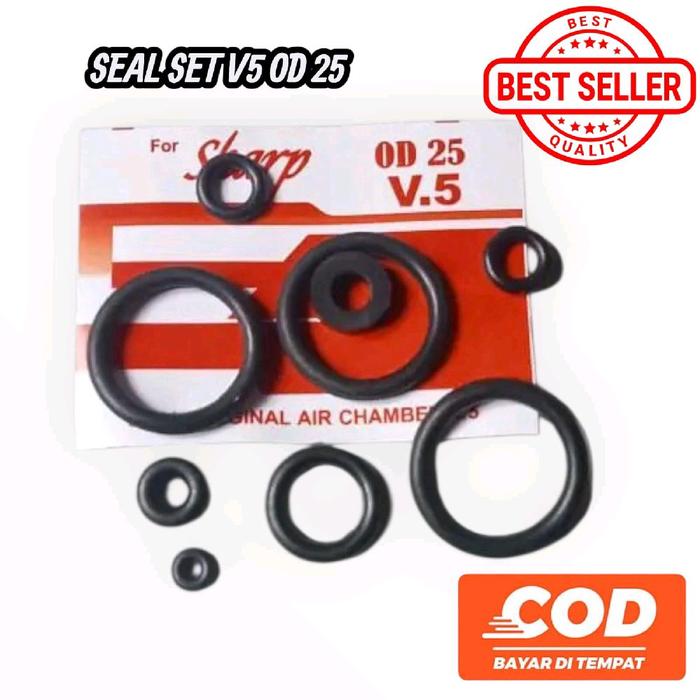 sperpart Seal set V.5 0D 25 - Sil Set untuk diameter pipa OD 25