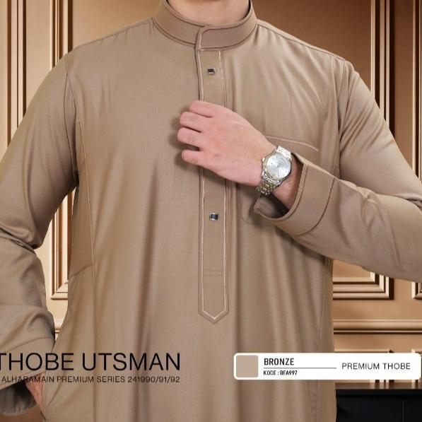 Terbaru Jubah Alharamain Premium Woll Manset Terbaru