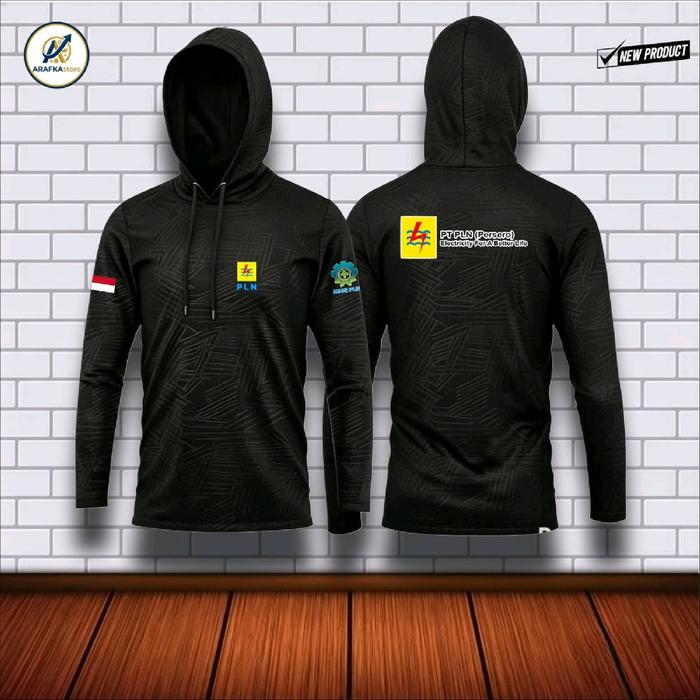 kaos Jersey Hoodie logo PLN drifit embose elegan varian warna new product