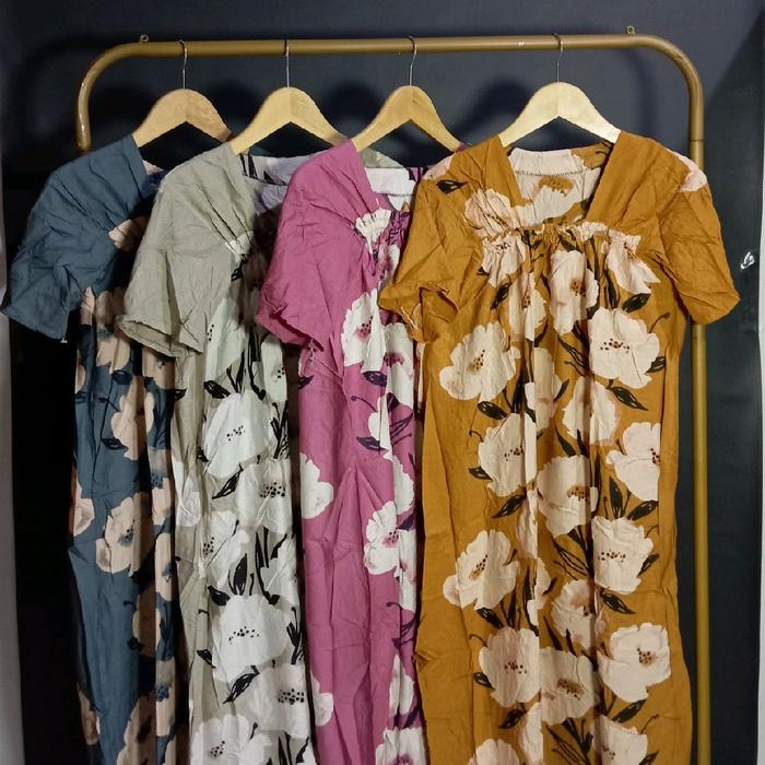 Daster Fuji bahan Rayon Kerut Dada Baju Remaja Kekinian Nyaman