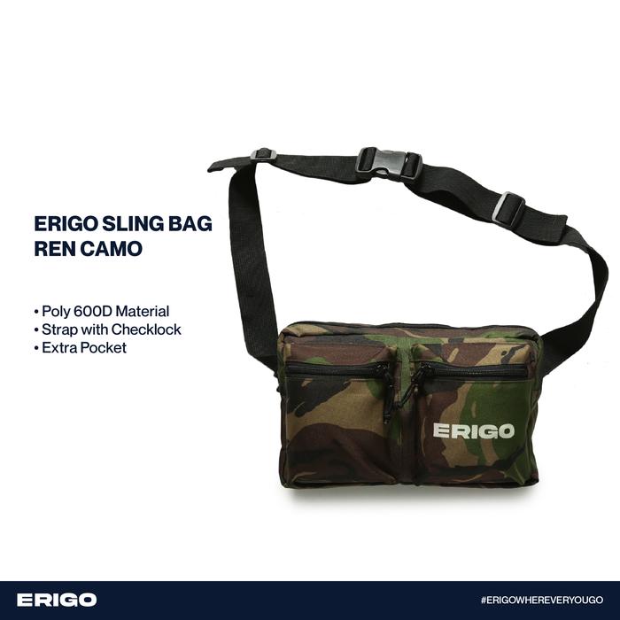 Erigo Waist Bag Ren Camo - Tas Pinggang Selempang Unisex