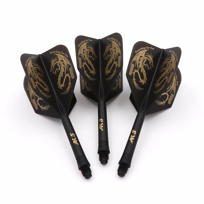 CUESOUL AK5 Integrated Dart Shaft Dart Flights Big Wing Shape-Size