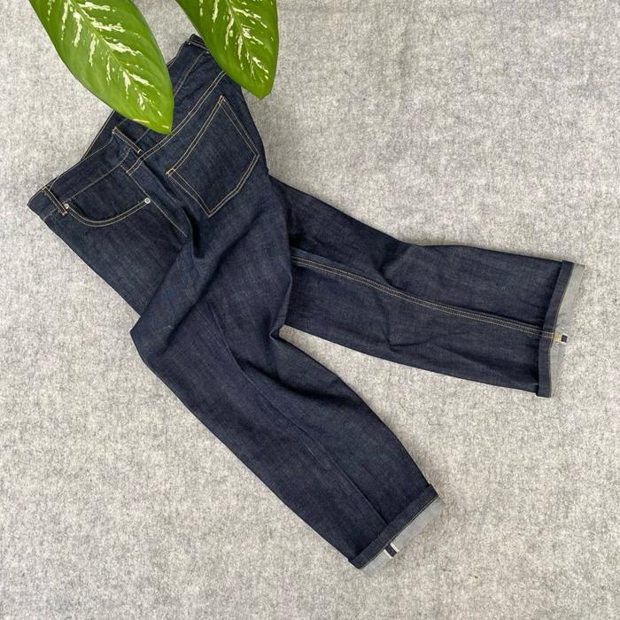 Long pants denim celana denim unifrom bridge salvadge super cakep banget like new kaku