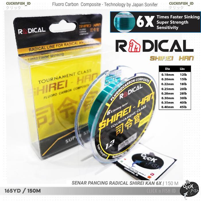 SENAR PANCING GALATAMA RADICAL SHIREI KAN 6X TOURNAMENT CLASS 150METER - 12lb 0.18mm