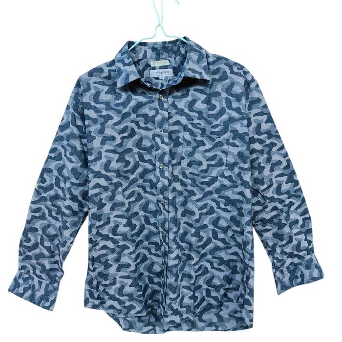 kemeja camo uniqlo zara hnm