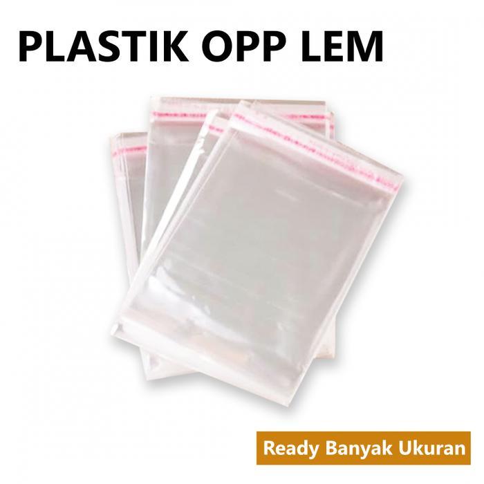Opparel - PLASTIK OPP LEM 28x35 (100 PCS) - Kemasan Undangan Pakaian Baju Bingkisan Packing Medan