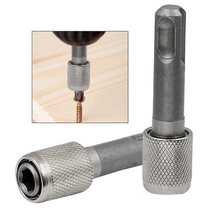 Convenient SDS Socket Adapter 1/4'' Hex Shank Screwdriver Holder