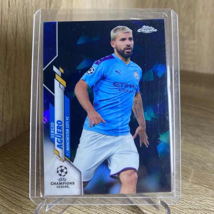 Topps Chrome Sapphire Sergio Aguero