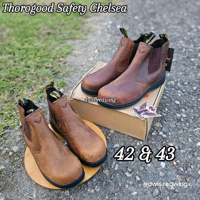 Thorogood Safety Chelsea size 42 dan 43