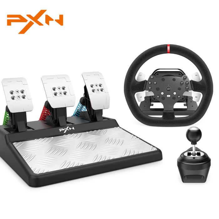 PXN V10 Game Steering Racing Simulator Steering Wheel Volante 270/900