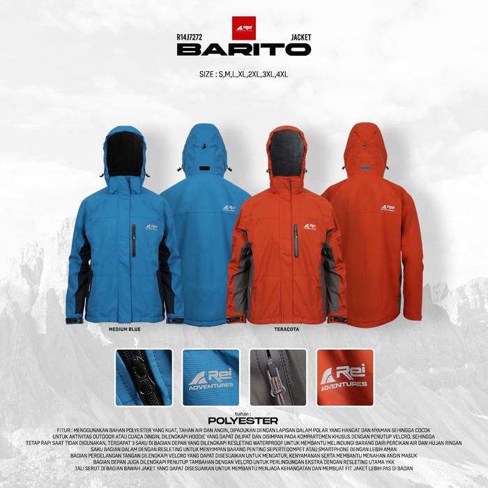 Jaket Gunung Pria Barito Arei Outdoorgear