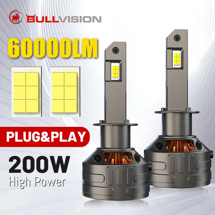 H4 LED Headlight K5C LED H7 60000LM H11 9012 HIR2 4300K 6K H1 H8 9005