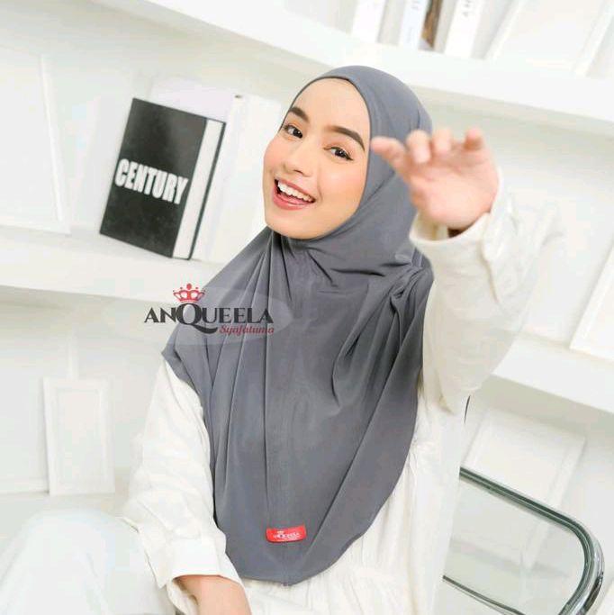 AnQueela Siria Alief Hijab Instan Anqueela Bahan Jersey Super Nyaman dan Stylish untuk Segala Kesemp