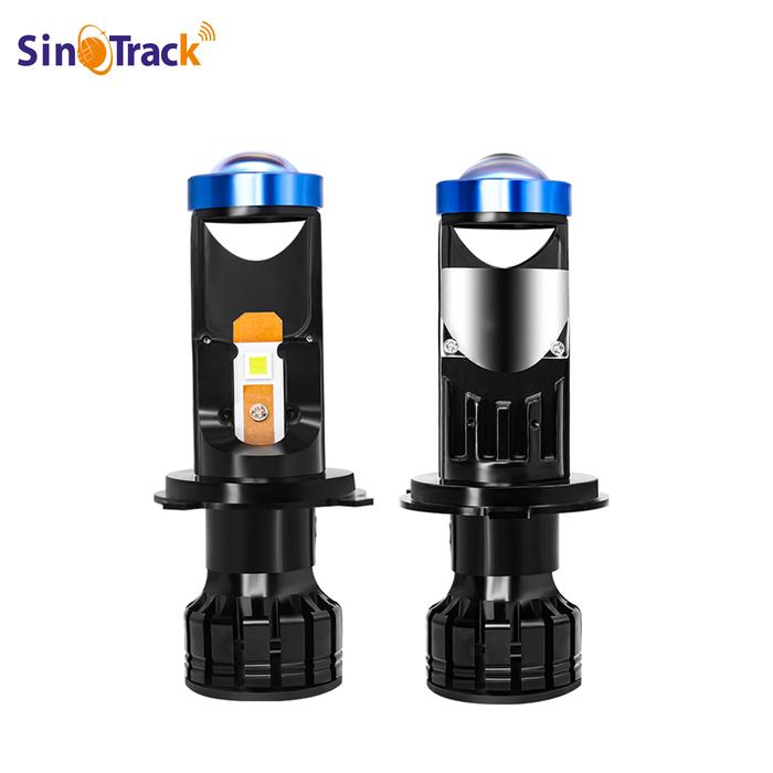 Lensa Lampu Depan Mobil Mini H4 H7 Bohlam Proyektor LED Canbus P5 60W