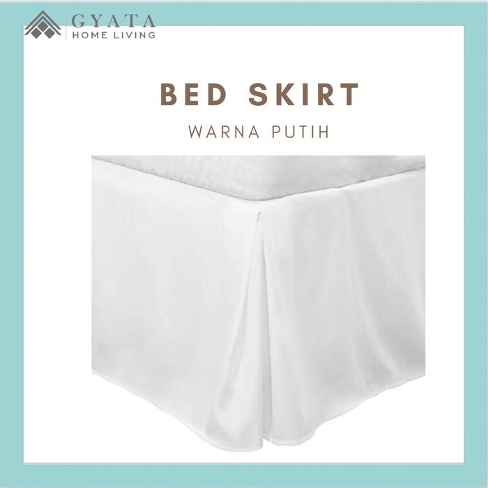 Rok Kasur 120x200 Bahan Mikrotex - Rok Kolong ranjang - Rok Dipan – Tutup Kolong Ranjang Model Full 