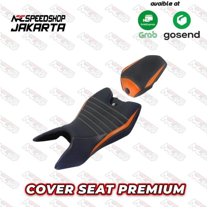 Sarung Kulit Jok Luimoto Replica Honda CBR 250RR CBR250RR Orange Set L1